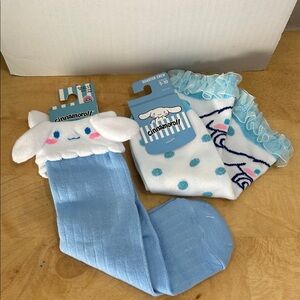 Sanrio Cinnamoroll Two Pairs of Socks Bundle